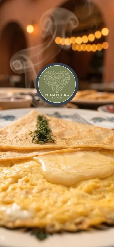 Pelmeshka QR menü ekranı